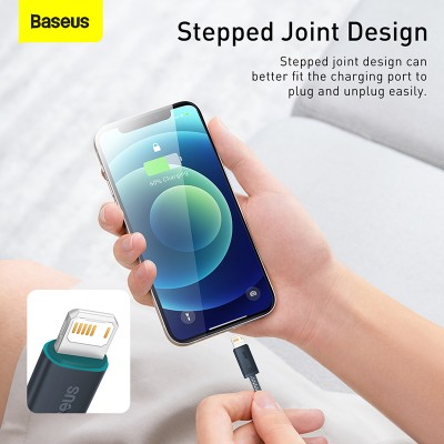 Кабель USB BASEUS Dynamic Series Fast Charging, USB - Lightning, 2.4А, 2 м, серый шифер Кабель USB BASEUS Dynamic Series Fast Charging, USB - Lightning, 2.4А, 2 м, серый шифер