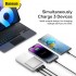 Портативный аккумулятор BASEUS Bipow Pro Digital Display Fast Charge 22.5W, 3A, 20000 мА⋅ч, белый Портативный аккумулятор BASEUS Bipow Pro Digital Display Fast Charge 22.5W, 3A, 20000 мА⋅ч, белый
