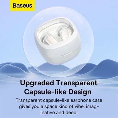 Беспроводные наушники BASEUS WM02, Bluetooth, 40 мАч, белый Беспроводные наушники BASEUS WM02, Bluetooth, 40 мАч, белый