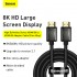 Кабель HDMI BASEUS High Definition (Zinc alloy), HDMI 8K- HDMI 8K, 3 м, черный Кабель HDMI BASEUS High Definition (Zinc alloy), HDMI 8K- HDMI 8K, 3 м, черный