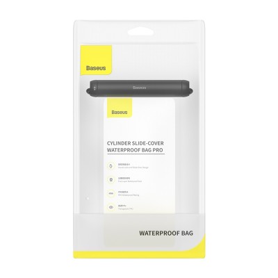 Водонепроницаемая сумка BASEUS Cylinder Slide-cover, черный Водонепроницаемая сумка BASEUS Cylinder Slide-cover, черный