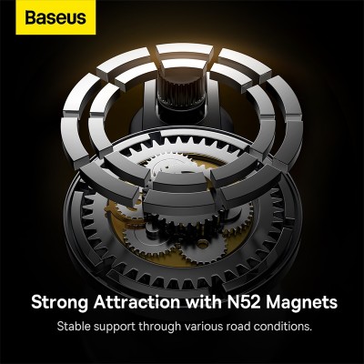 Автомобильный держатель BASEUS T-Space, черный, на приборную панель Автомобильный держатель BASEUS T-Space, черный, на приборную панель