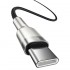 Кабель USB-C BASEUS Cafule Series Metal, Type-C - Type-C, 5A, 100W, 1 м, черный Кабель USB-C BASEUS Cafule Series Metal, Type-C - Type-C, 5A, 100W, 1 м, черный