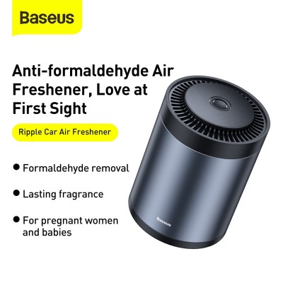 Ароматизатор BASEUS Ripple Car Cup Holder Air Freshener, черный Ароматизатор BASEUS Ripple Car Cup Holder Air Freshener, черный