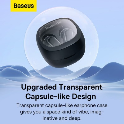 Беспроводные наушники BASEUS WM02, Bluetooth, 40 мАч, черный Беспроводные наушники BASEUS WM02, Bluetooth, 40 мАч, черный
