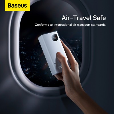 Портативный аккумулятор BASEUS Adaman2 Digital Display Fast Charge 30W OS, 3A, 10000 мА⋅ч, белый, быстрая зарядка, диспл Портативный аккумулятор BASEUS Adaman2 Digital Display Fast Charge 30W OS, 3A, 10000 мА⋅ч, белый, быстрая зарядка, диспл