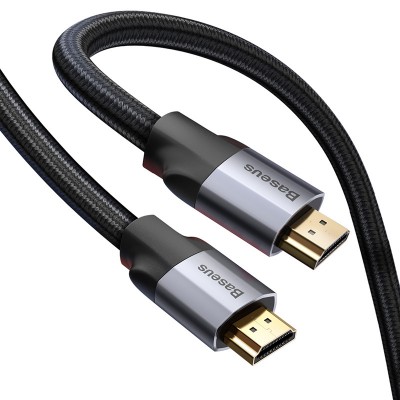 Кабель HDMI BASEUS Enjoyment Series, 4KHD - 4KHD, 2 м, черный Кабель HDMI BASEUS Enjoyment Series, 4KHD - 4KHD, 2 м, черный