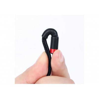 Кабель USB-C BASEUS Cafule, Type-C - Type-C, 3A, 1 м, красный+черный Кабель USB-C BASEUS Cafule, Type-C - Type-C, 3A, 1 м, красный+черный