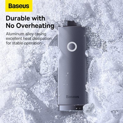 Переходник/Адаптер BASEUS Lite Series Ethernet Adapter (Aluminum Alloy), USB A- RJ45 (1000Mbps), серый Переходник/Адаптер BASEUS Lite Series Ethernet Adapter (Aluminum Alloy), USB A- RJ45 (1000Mbps), серый