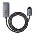 Автомобильное зарядное устройство BASEUS Share Together, USB + разветвитель 3*USB+USB-C, 5A, серый Автомобильное зарядное устройство BASEUS Share Together, USB + разветвитель 3*USB+USB-C, 5A, серый