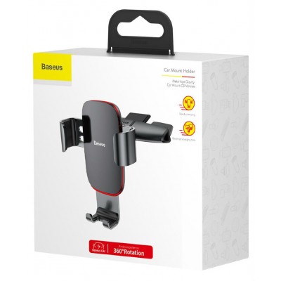 Автомобильный держатель BASEUS Metal Age, черный, на CD слот Автомобильный держатель BASEUS Metal Age, черный, на CD слот