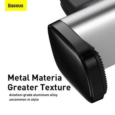 Автомобильный держатель BASEUS Steel Cannon Air Outlet, серебристый, на воздуховод Автомобильный держатель BASEUS Steel Cannon Air Outlet, серебристый, на воздуховод