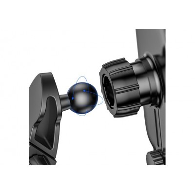 Автомобильный держатель BASEUS Light Electric, с беспроводной зарядкой, 15W, черный, на воздуховод+присоска, Qi Автомобильный держатель BASEUS Light Electric, с беспроводной зарядкой, 15W, черный, на воздуховод+присоска, Qi