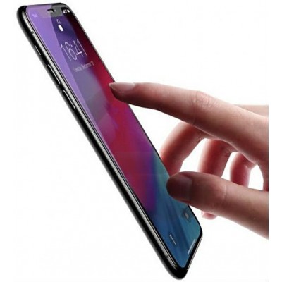 Защитное стекло BASEUS SGAPIPH65-BJG01 для iPhone XS Max/11 Pro Max, 0.3mm, прозрачный+черная рамка, Anti Blue Защитное стекло BASEUS SGAPIPH65-BJG01 для iPhone XS Max/11 Pro Max, 0.3mm, прозрачный+черная рамка, Anti Blue