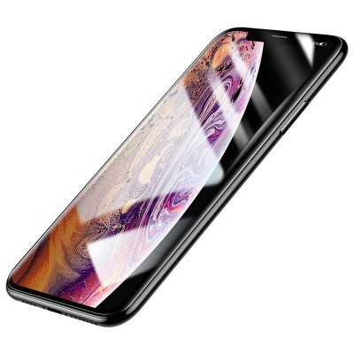 Защитное стекло BASEUS SGAPIPH58-TZ01 для iPhone XS, Комплект, прозрачный+черная рамка Защитное стекло BASEUS SGAPIPH58-TZ01 для iPhone XS, Комплект, прозрачный+черная рамка