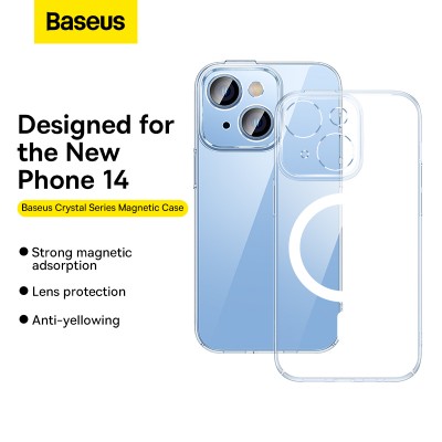Чехол BASEUS Crystal Magnetic для iPhone 14 6.1 Чехол BASEUS Crystal Magnetic для iPhone 14 6.1