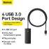 Переходник/Адаптер BASEUS Lite Series 4-Port, Разветвитель, USB - 4xUSB3.0, черный, кабель 1м Переходник/Адаптер BASEUS Lite Series 4-Port, Разветвитель, USB - 4xUSB3.0, черный, кабель 1м