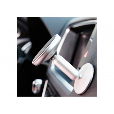 Автомобильный держатель BASEUS Bullet An on-board, магнитный, серебряный, на клею Автомобильный держатель BASEUS Bullet An on-board, магнитный, серебряный, на клею