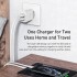 Зарядное устройство BASEUS Speed Mini Dual U Travel 2*USB + Кабель USB-Lightning, 2.1A, 10.5W, белый Зарядное устройство BASEUS Speed Mini Dual U Travel 2*USB + Кабель USB-Lightning, 2.1A, 10.5W, белый