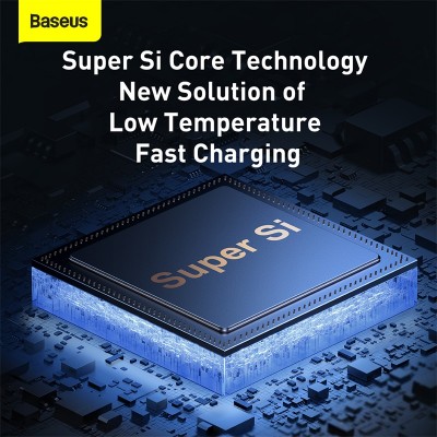 Зарядное устройство BASEUS Super Si Pro USB+Type-C, 3A, 30W, белый Зарядное устройство BASEUS Super Si Pro USB+Type-C, 3A, 30W, белый
