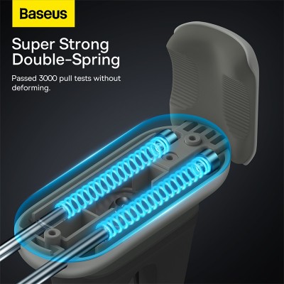 Автомобильный держатель BASEUS Steel Cannon 2 Air Outlet, кремовый, на воздуховод Автомобильный держатель BASEUS Steel Cannon 2 Air Outlet, кремовый, на воздуховод