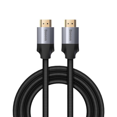 Кабель HDMI BASEUS Enjoyment Series, 4KHD - 4KHD, 2 м, черный Кабель HDMI BASEUS Enjoyment Series, 4KHD - 4KHD, 2 м, черный