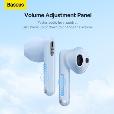 Беспроводные наушники BASEUS WX5(Overseas Edition), Bluetooth, голубой Беспроводные наушники BASEUS WX5(Overseas Edition), Bluetooth, голубой