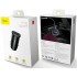 Автомобильное зарядное устройство BASEUS Square metal, 2*USB, 5A, 30W, черный, быстрая зарядка Автомобильное зарядное устройство BASEUS Square metal, 2*USB, 5A, 30W, черный, быстрая зарядка