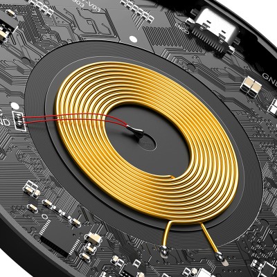 Беспроводное зарядное устройство BASEUS Simple Magnetic BS-W517, 2A, 15W, черный Беспроводное зарядное устройство BASEUS Simple Magnetic BS-W517, 2A, 15W, черный