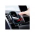 Автомобильный держатель BASEUS Light Electric, с беспроводной зарядкой, 15W, черный, на воздуховод+присоска, Qi Автомобильный держатель BASEUS Light Electric, с беспроводной зарядкой, 15W, черный, на воздуховод+присоска, Qi