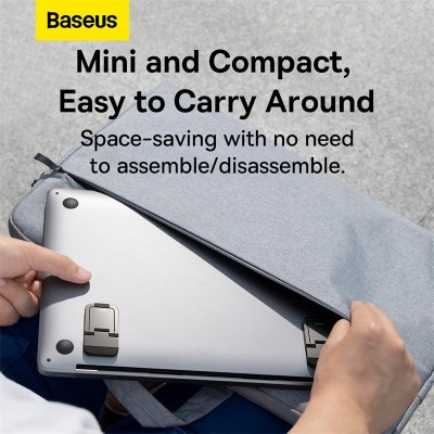 Подставка для ноутбука BASEUS Slim Laptop Kickstand, серый Подставка для ноутбука BASEUS Slim Laptop Kickstand, серый