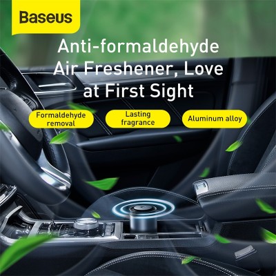 Ароматизатор BASEUS Ripple Car Cup Holder Air Freshener, черный Ароматизатор BASEUS Ripple Car Cup Holder Air Freshener, черный