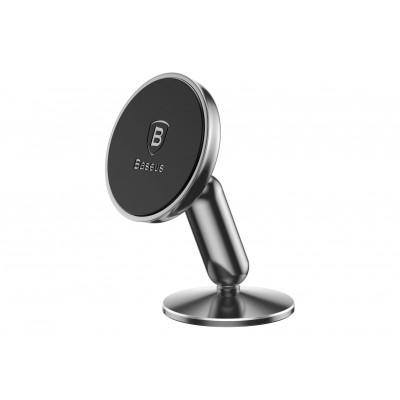 Автомобильный держатель BASEUS Bullet An on-board, магнитный, серебряный, на клею Автомобильный держатель BASEUS Bullet An on-board, магнитный, серебряный, на клею
