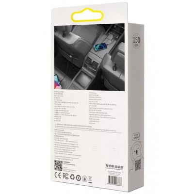 Автомобильное зарядное устройство BASEUS Share Together, USB + разветвитель 3*USB+USB-C, 5A, серый Автомобильное зарядное устройство BASEUS Share Together, USB + разветвитель 3*USB+USB-C, 5A, серый