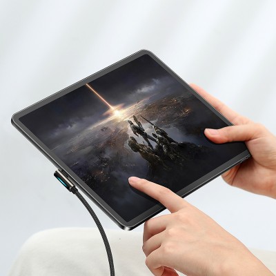 Кабель USB-C BASEUS Legend Series Elbow, Type-C - Lightning, 20W, 2 м, черный Кабель USB-C BASEUS Legend Series Elbow, Type-C - Lightning, 20W, 2 м, черный