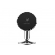 Автомобильный держатель BASEUS Bullet An on-board, магнитный, серебряный, на клею