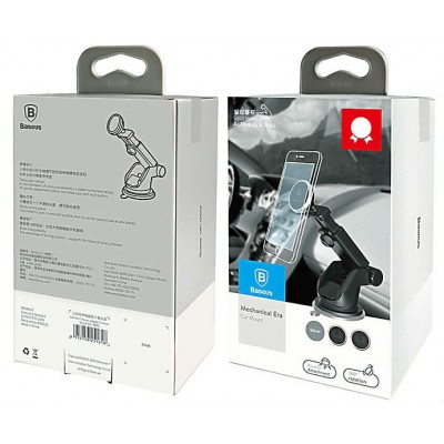 Автомобильный держатель BASEUS Solid Telescopic, магнитный, серебряный, на клею, телескопический Автомобильный держатель BASEUS Solid Telescopic, магнитный, серебряный, на клею, телескопический