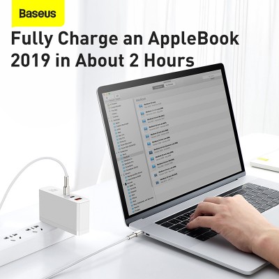 Кабель USB-C BASEUS Cafule Series Metal, Type-C - Type-C, 5A, 100W, 2 м, белый Кабель USB-C BASEUS Cafule Series Metal, Type-C - Type-C, 5A, 100W, 2 м, белый