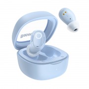 Беспроводные наушники BASEUS WM02, Bluetooth, 40 мАч, синий