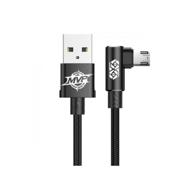Кабель USB BASEUS MVP Elbow Type, USB - MicroUSB, 1.5А, 2 м, черный, угловой Кабель USB BASEUS MVP Elbow Type, USB - MicroUSB, 1.5А, 2 м, черный, угловой