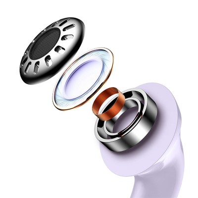 Беспроводные наушники BASEUS Encok W3, Bluetooth, 37 мАч, фиолетовый Беспроводные наушники BASEUS Encok W3, Bluetooth, 37 мАч, фиолетовый