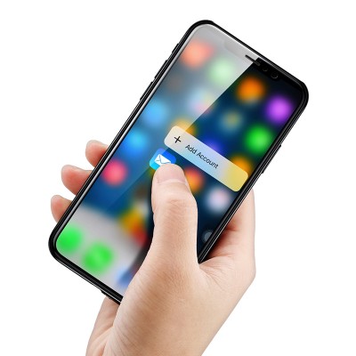 Защитное стекло BASEUS SGAPIPH58-TZ01 для iPhone XS, Комплект, прозрачный+черная рамка Защитное стекло BASEUS SGAPIPH58-TZ01 для iPhone XS, Комплект, прозрачный+черная рамка