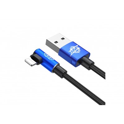 Кабель USB BASEUS MVP Elbow Type, USB - Lightning, 1.5А, 2 м, синий, угловой Кабель USB BASEUS MVP Elbow Type, USB - Lightning, 1.5А, 2 м, синий, угловой