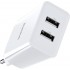 Зарядное устройство BASEUS Speed Mini Dual U Travel 2*USB + Кабель USB-Lightning, 2.1A, 10.5W, белый Зарядное устройство BASEUS Speed Mini Dual U Travel 2*USB + Кабель USB-Lightning, 2.1A, 10.5W, белый