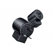 Зарядное устройство BASEUS Rotation Type 2*USB, 2.4A, черный, 4 класса, вращение на 360