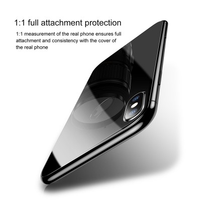Защитное стекло BASEUS SGAPIPH58-TZ01 для iPhone XS, Комплект, прозрачный+черная рамка Защитное стекло BASEUS SGAPIPH58-TZ01 для iPhone XS, Комплект, прозрачный+черная рамка