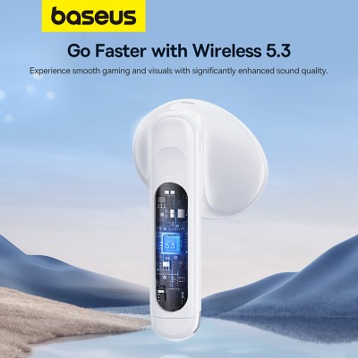 Беспроводные наушники BASEUS E13(Overseas Edition), Bluetooth, белый Беспроводные наушники BASEUS E13(Overseas Edition), Bluetooth, белый