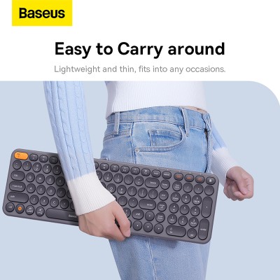 Беспроводная клавиатура BASEUS K01B, серый Беспроводная клавиатура BASEUS K01B, серый