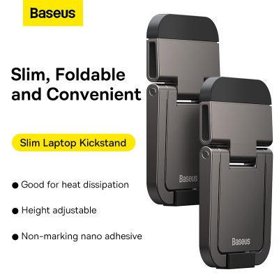 Подставка для ноутбука BASEUS Slim Laptop Kickstand, серый Подставка для ноутбука BASEUS Slim Laptop Kickstand, серый
