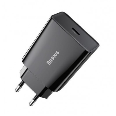 Зарядное устройство BASEUS Speed Mini USB-C, 3A, черный, 20W Зарядное устройство BASEUS Speed Mini USB-C, 3A, черный, 20W